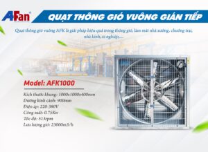 Quạt thông gió vuông AFK 1000