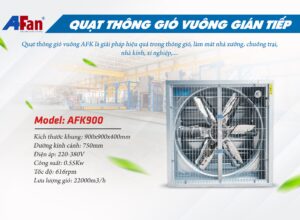 Quạt thông gió vuông AFK 900